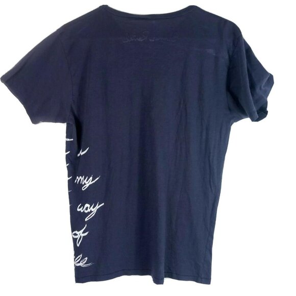 "Summer Is My Way of Life" Women's T-Shirt M Blue Casual Soft Girl Handmade NYC - Picture 4 of 6